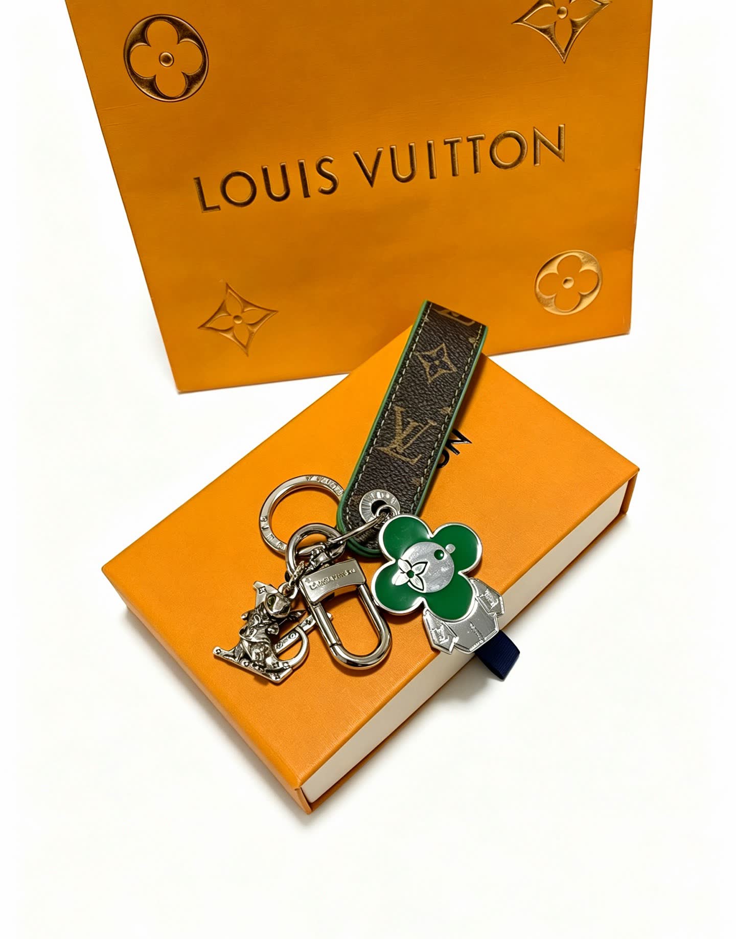 Louis Vuitton Monogram World Tour Keychain